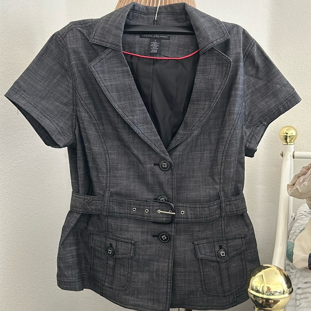 Young woman jacket use for work